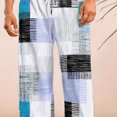 Pantalones Casuales para Hombre con Patrón Cuadros - Diseño Moderno y Versátil - Image 4