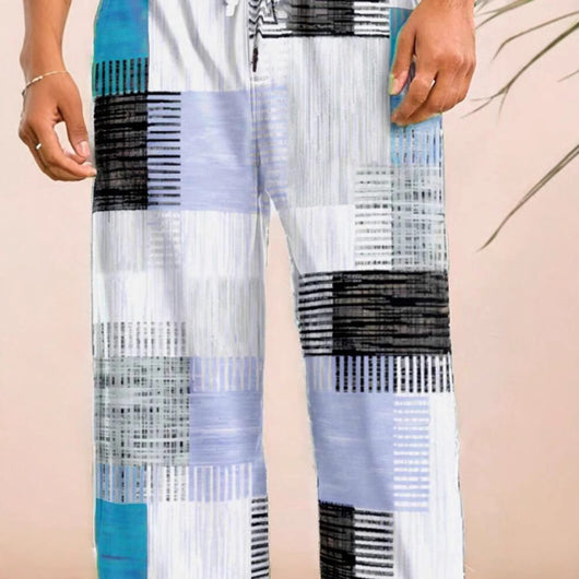 Pantalones Casuales para Hombre con Patrón Cuadros - Diseño Moderno y Versátil - Image 4