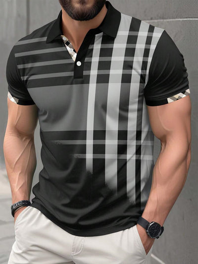 Playera Tipo Polo Cuello Solapa Estilo Urbano Primavera-Verano - Image 11