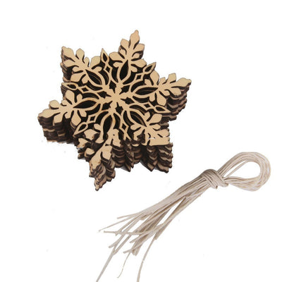 Adorno Navideño Copo de Nieve Estrella de Seis Puntas - Image 8