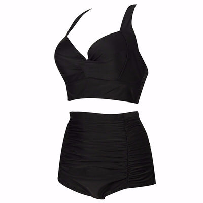 Bikini Estampado Push Up Cintura Alta Talla Grande Multicolor para Mujer - Image 17