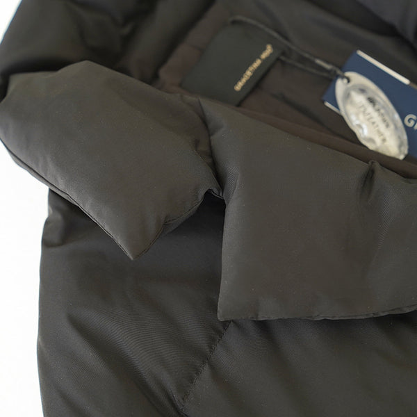 Chaqueta Acolchada Suelta de Largo Medio con Cuello de Traje
