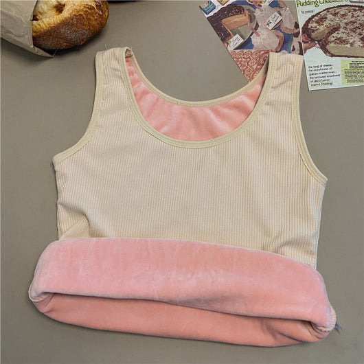 Camiseta Térmica Ajustada con Relleno para Mujer - Color Liso - Image 19