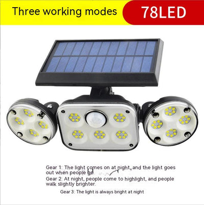 Lámpara Solar de Pared Exterior con Sensor de Movimiento - Image 7