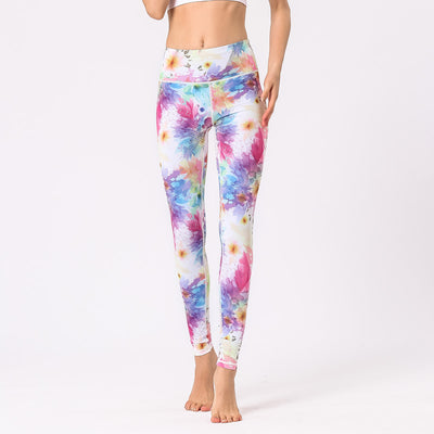 Pantalones de Yoga Cintura Alta con Estampado Digital - Image 26