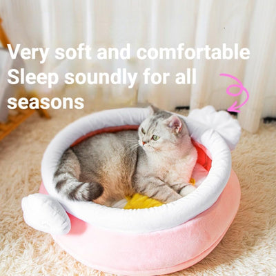 Cama Nido para Gatos Forma Miel - Sofá Cómodo y Acogedor para Mascotas - Image 5