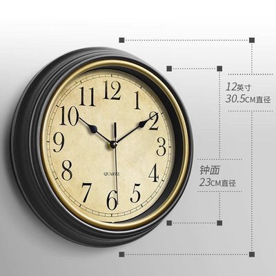Reloj de Pared Retro Silencioso sin Perforaciones - Image 2