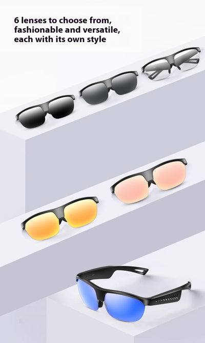 Gafas Inteligentes Deportivas con Espejo Desmontable y Llamadas por IA - Image 19
