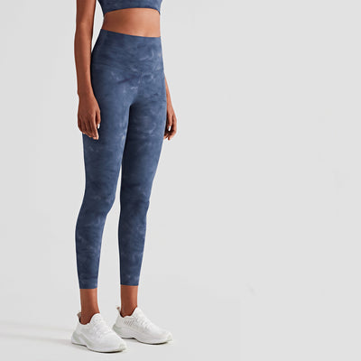 Pantalones de Yoga Tie-Dye Nude para Mujer - Otoño e Invierno - Image 6