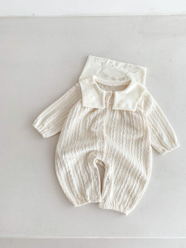 Pijama Enterizo Bebé Osito Adorable con Cierre Twist - Image 6