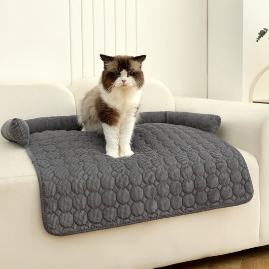 Cama Nido Calmante para Mascotas con Almohada Cervical y Manta Acolchada - Image 24