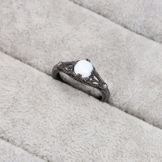 Anillo de Plata con Baño Negro - Diseño Personalizado - Image 6