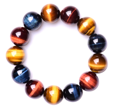 Pulsera de Ojo de Tigre Tricolor Grado 5A Natural - Image 6