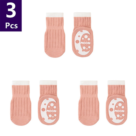 Calcetines para Bebé de Algodón Peinado con Diseños Animados Antideslizantes - Image 8