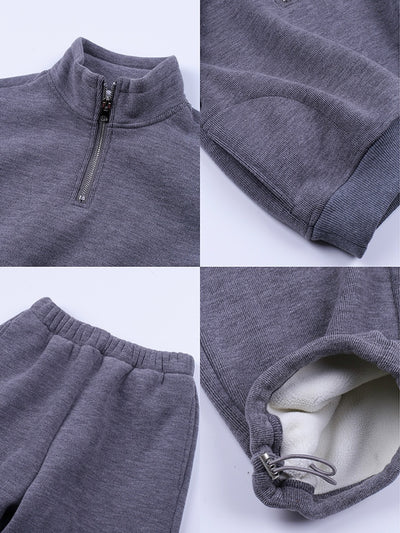 Conjunto Deportivo Infantil con Sudadera Polar y Pantalón Recto - Image 8