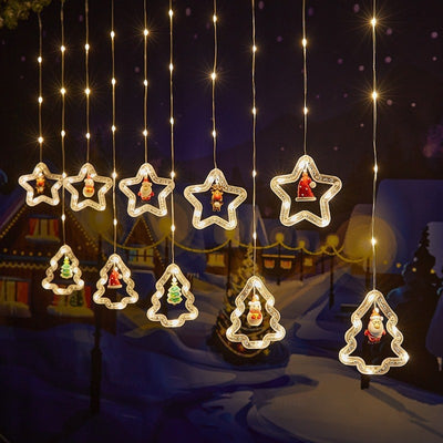 Cadena de Luces Navideñas para Cortinas - Image 22