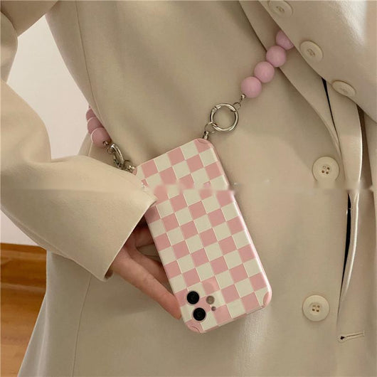 Funda para Celular con Cadena de Cuentas Diagonal - Image 3