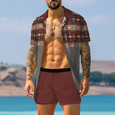 Traje Estampado Retro Moderno para Hombre - Image 25