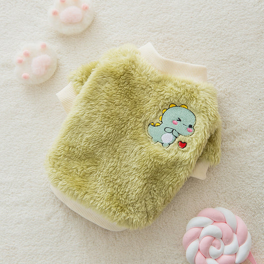 Abrigo Cálido de Peluche para Perros y Gatos - Ropa de Invierno Teddy - Image 11