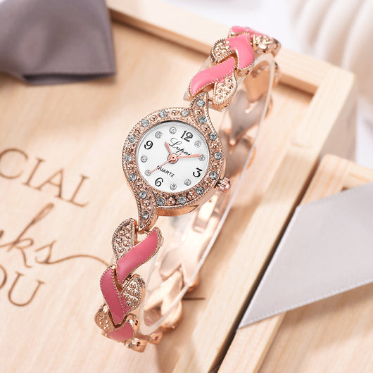 Reloj de Pulsera de Aleación con Diamantes para Dama - Image 6