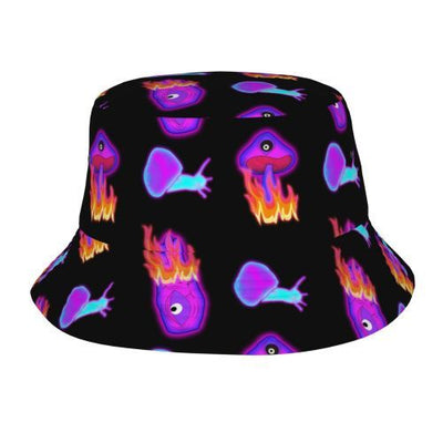 Gorra Pescador Hongos Psicodélicos Efecto Espejo - Image 22