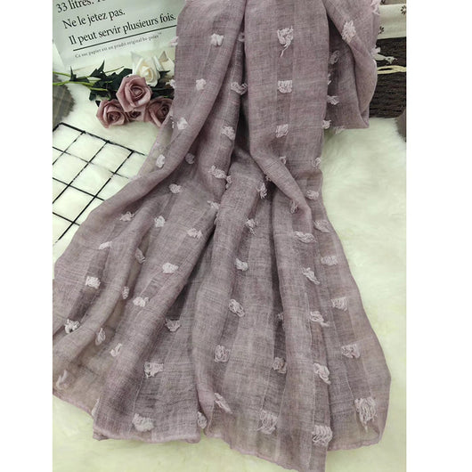 Pañuelo Tie Dye de Algodón y Lino para Mujer Musulmana - Image 12
