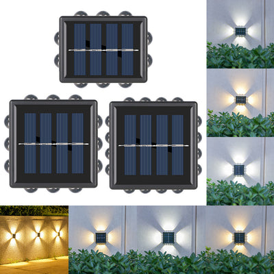 Lámpara Solar de Pared Espejo Convexo para Exterior - Iluminación de Jardín y Villa - Image 2