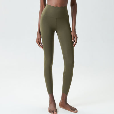 Pantalones de Yoga Talla Grande Lycra Cuero Lechoso - Ajuste Perfecto y Cómodo