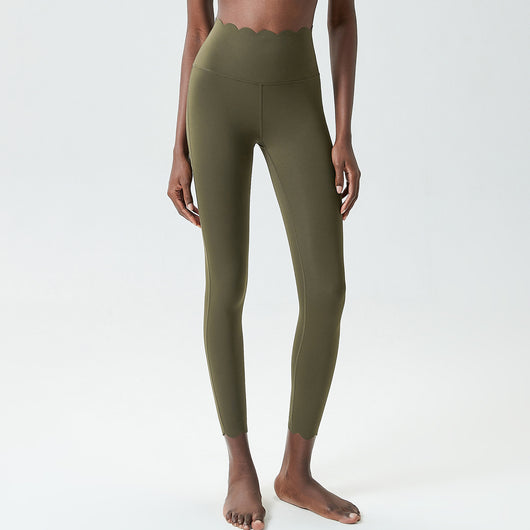 Pantalones de Yoga Talla Grande Lycra Cuero Lechoso - Ajuste Perfecto y Cómodo