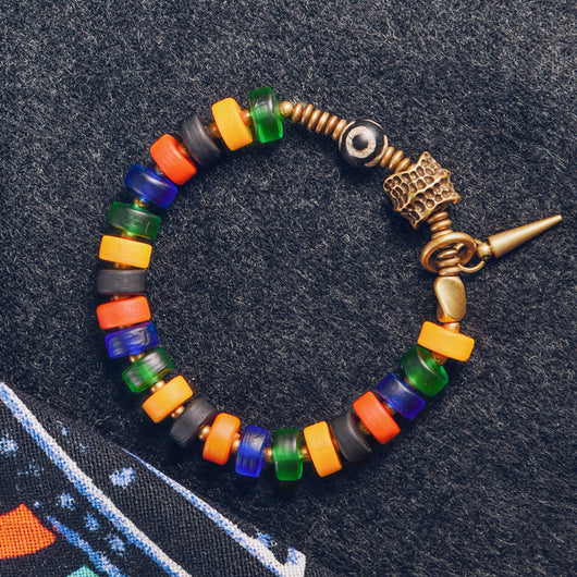 Pulseras de Cuentas de Cobre con Esmalte Colorido - Combina y Personaliza - Image 4