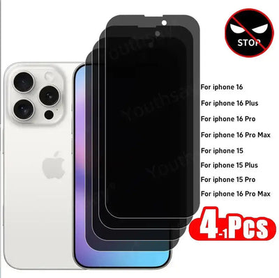 Protector de Pantalla Anti-Espías con Cristal Templado para iPhone y Android - Image 9