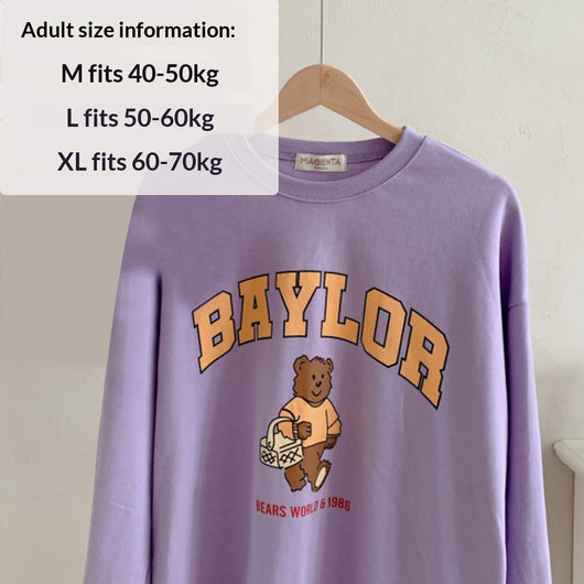 Large dog wearing a teal fleece-lined sweatshirt with 'BAYLOR' text and a bear graphic on the back. - Image 10
