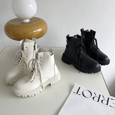 Botines Británicos para Mujer con Tacón Grueso - Image 13