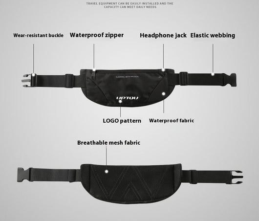 Bolsa de Cintura Invisible Fitness Ultraligera para Mujer - Image 17