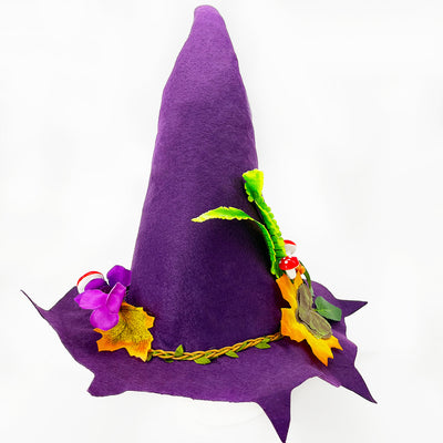 Sombrero de Bruja Halloween Fieltro Puntiagudo para Fiesta - Image 8