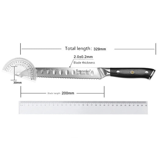 Cuchillo para Pan Damasco con Patrón Onda - Edición Especial Chef - Image 6