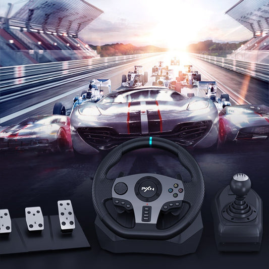 Volante de Carreras PXNV9 Compatible con PC, PS3, PS4 y Xbox One