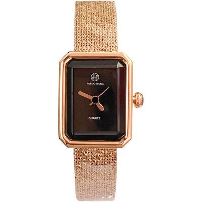 Reloj de Cuarzo con Malla Delicada y Esfera Cuadrada Resistente al Agua - Image 16