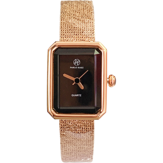 Reloj de Cuarzo con Malla Delicada y Esfera Cuadrada Resistente al Agua - Image 16