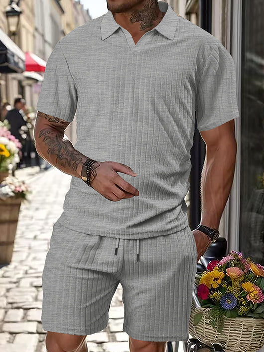 Conjunto Deportivo Casual Hombre Tela Transpirable Cuello Redondo - Image 38