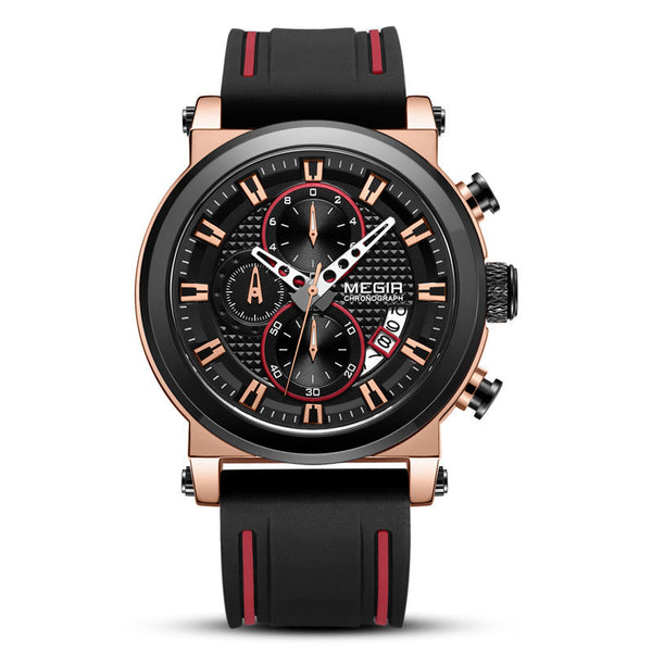 Reloj Deportivo Multifuncional de Cuarzo para Hombre con Triple Visor - Image 6