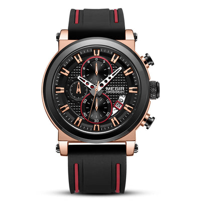 Reloj Deportivo Multifuncional de Cuarzo para Hombre con Triple Visor - Image 6