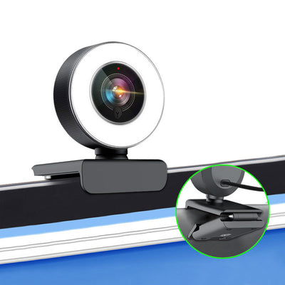 Cámara Web 1080P con Enfoque Automático y Luz de Belleza Integrada - Image 10