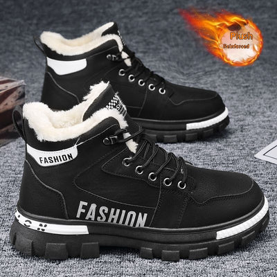 Zapatos Cálidos de Algodón con Forro Polar para Hombre - Image 3