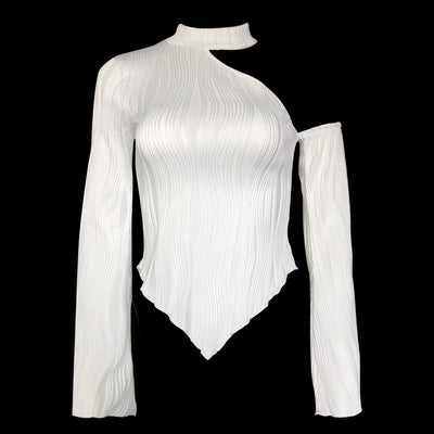 Playera Cuello Halter Manga Larga Estilo Urbano Spicy Girl - Image 5