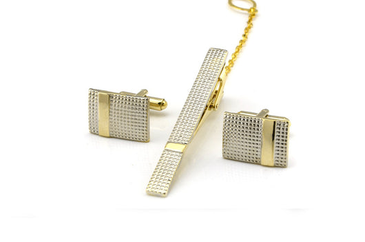 Set de 4 Piezas: Pasador de Corbata y Gemelos Elegantes - Image 11