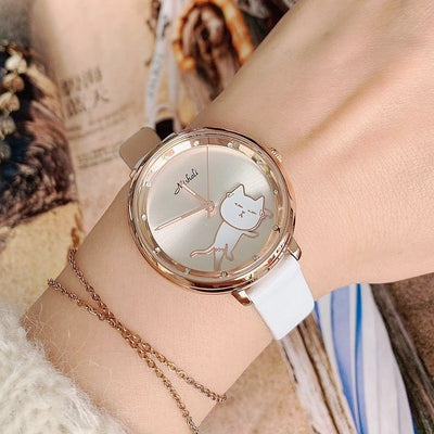 Reloj Elegante para Estudiantes - Diseño Moderno Gatito - Image 3