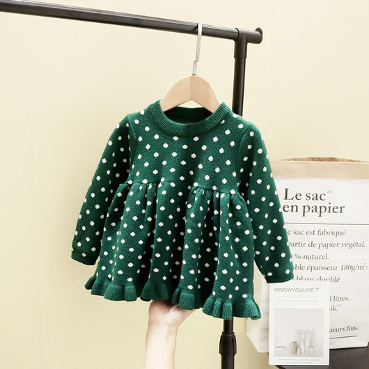 Vestido Tejido con Lunares - Image 11