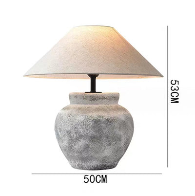 Lámpara de Mesa de Cerámica Estilo Moderno Retro Chino Nostálgico - Image 7