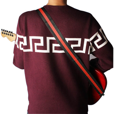 Correa Ajustable para Guitarra, Bajo y Ukelele con Diseño Rayado - Image 5